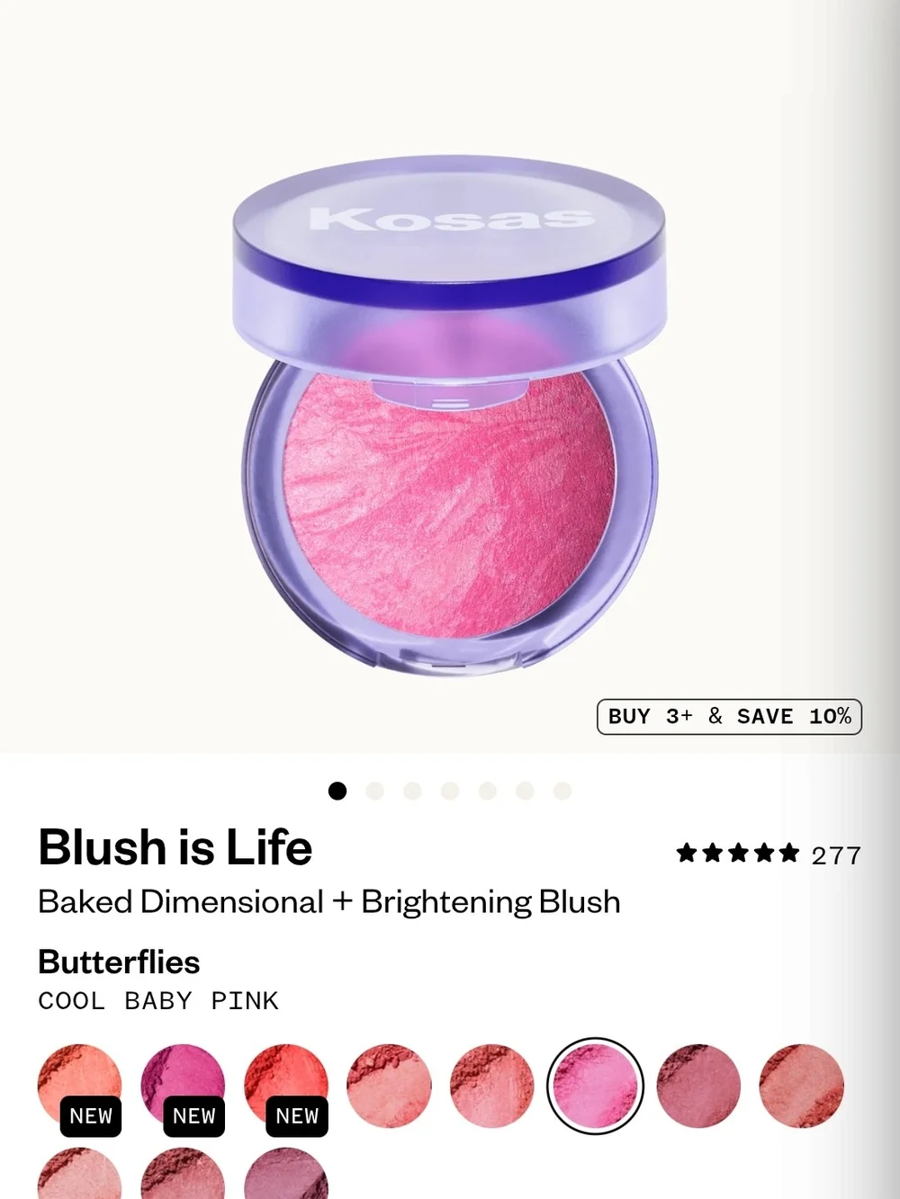 Kosas vibrant berry